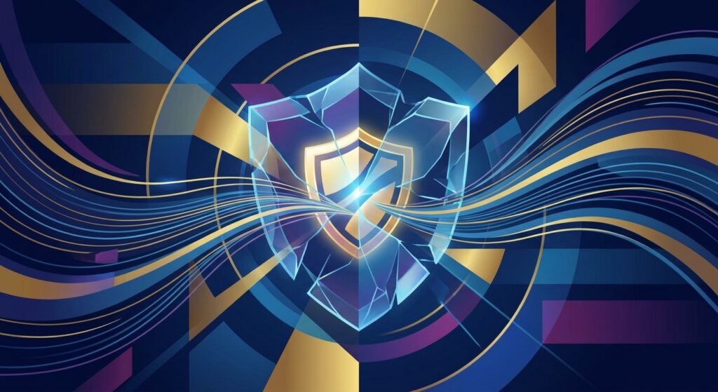 Abstract image for plugin called "Athena Block Access", no text